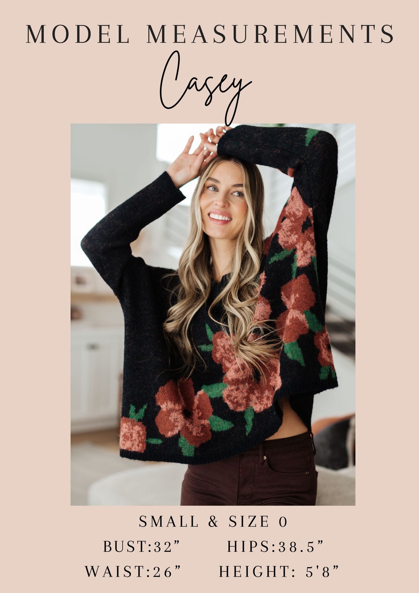 Subtle Breeze Floral Patchwork Pullover