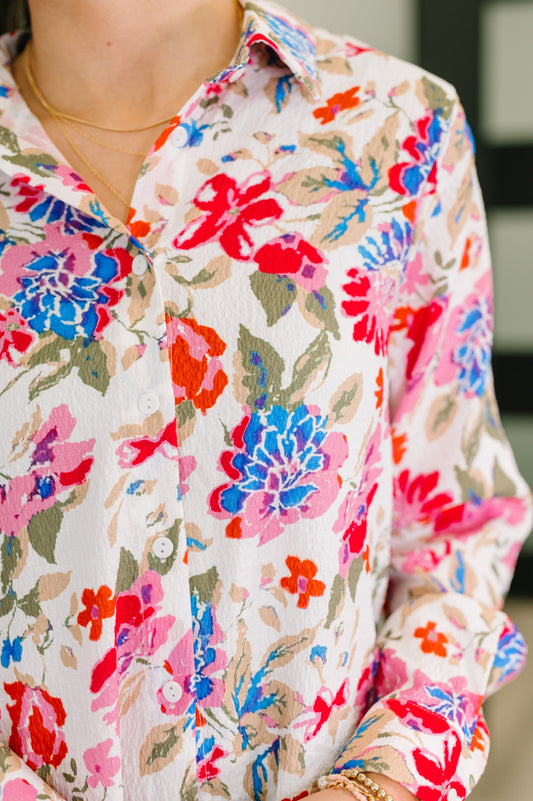 Distinguished Guest Floral Button Down Shirt