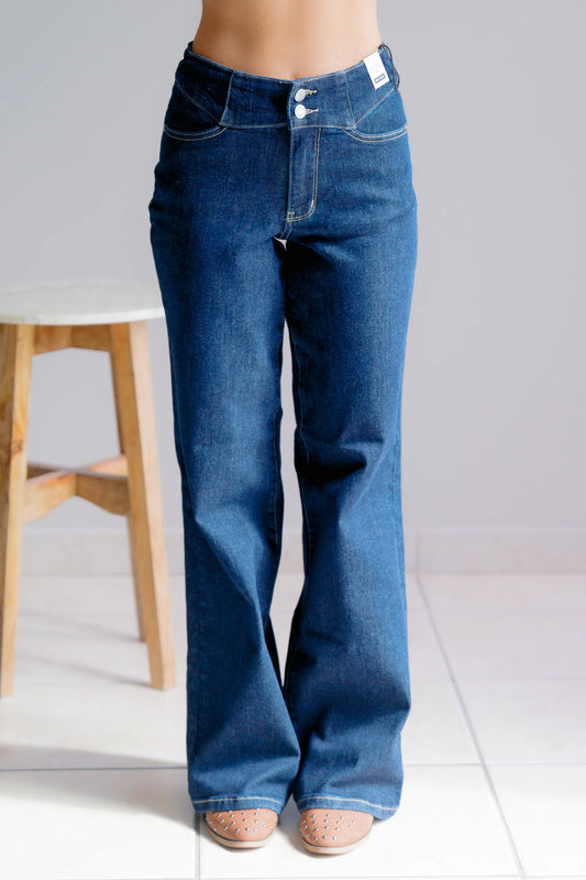 Twilight Judy Blue High Rise Wide Leg Jeans