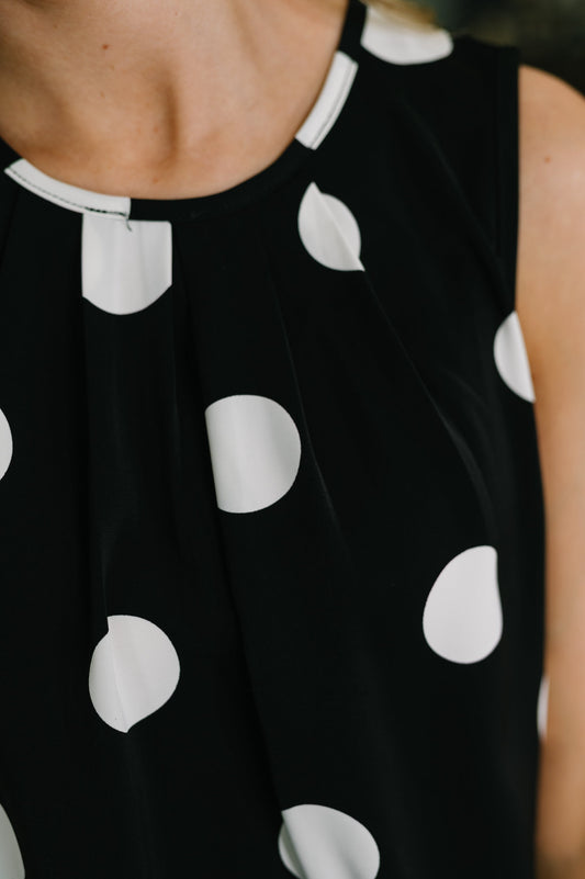 Pristine Condition Top and Bottom Polka Dot Set