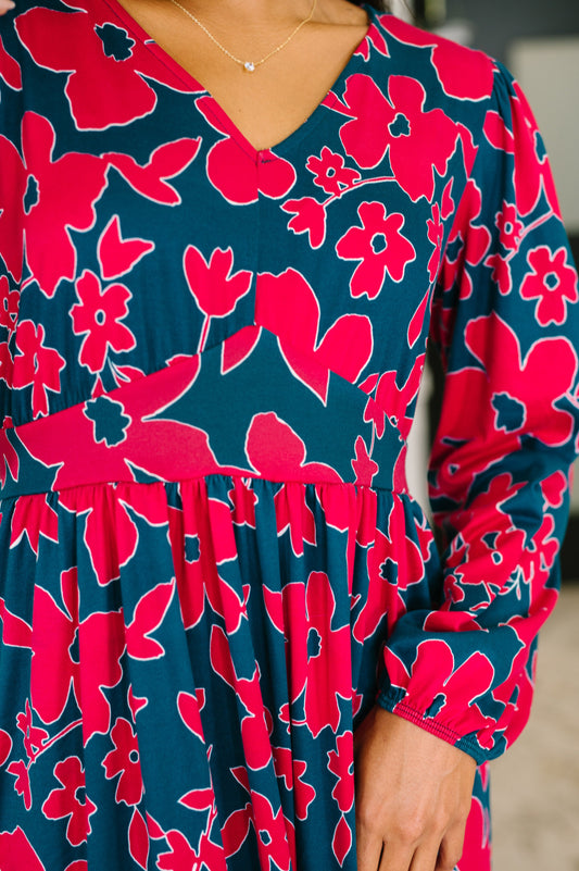 She's Just the Girl for Me V-Neck Dress