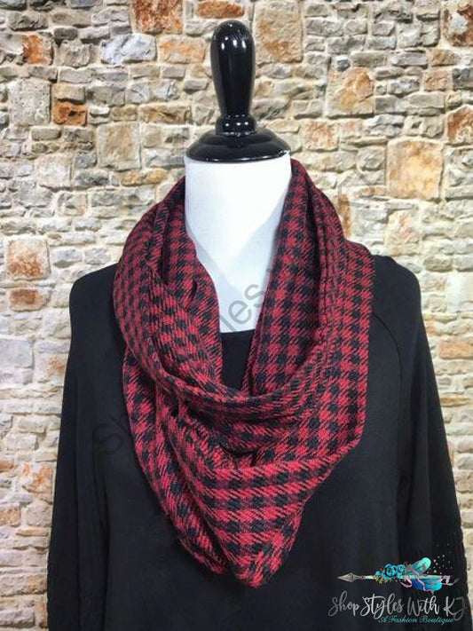 Checkered Infinity Scarf Scarf