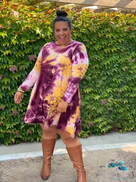 Crimson Gold Fishtail Dress - Size S