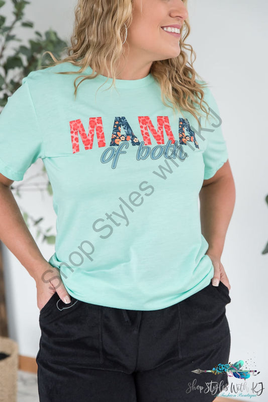 Mama Of Both Graphic Tee Bt