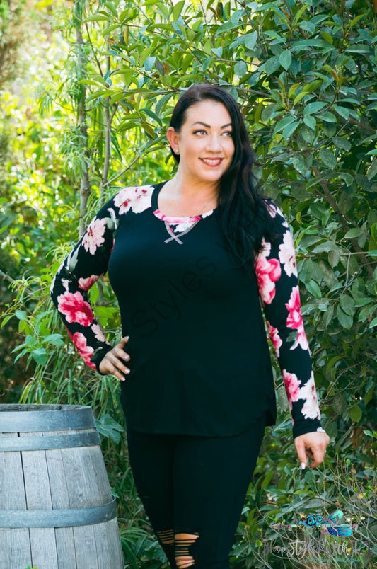 Shes A Wildflower Raglan - Size M