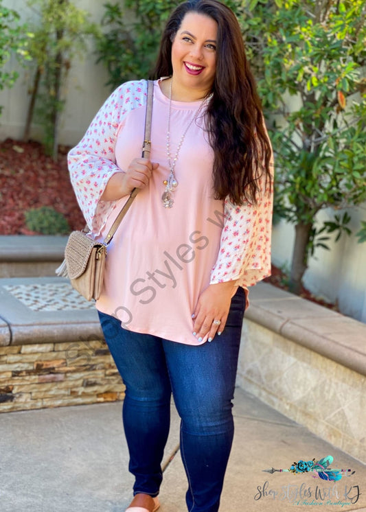 Spring Fling Wide Sleeve Top - Size Small