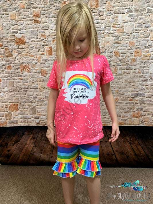 With Flying Colors 2Pc Short Set Kids