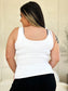 Square Neck Wide Strap Tank - 5 colors
