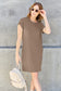 Round Neck Short Sleeve Dress with Pockets - 5 colors