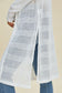 Open Front Longline Cardigan - 4 Colors