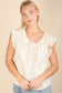 Picnic Petal Lace Detail Top