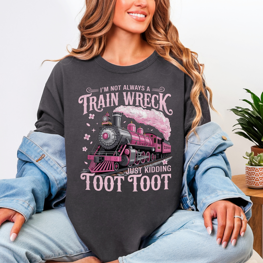 Train Wreck Graphic Tee