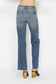Judy Blue Mid Rise Tummy Control Straight Jeans