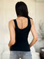 Square Neck Wide Strap Tank - 5 colors