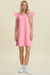 Ruffled V-Neck Cap Sleeve Dress - 5 Colors