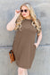 Round Neck Short Sleeve Dress with Pockets - 5 colors