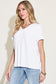 V-Neck High-Low Short Sleeve T-Shirt - 7 Colors