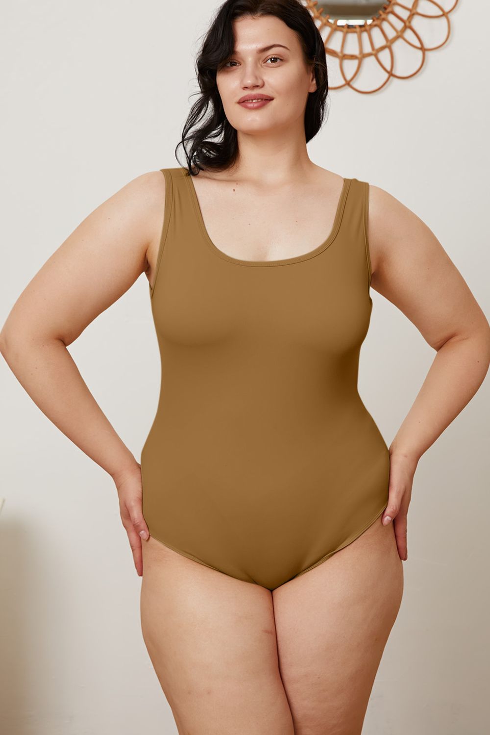 Square Neck Sleeveless Bodysuit - 5 colors