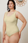Square Neck Sleeveless Bodysuit - 5 colors