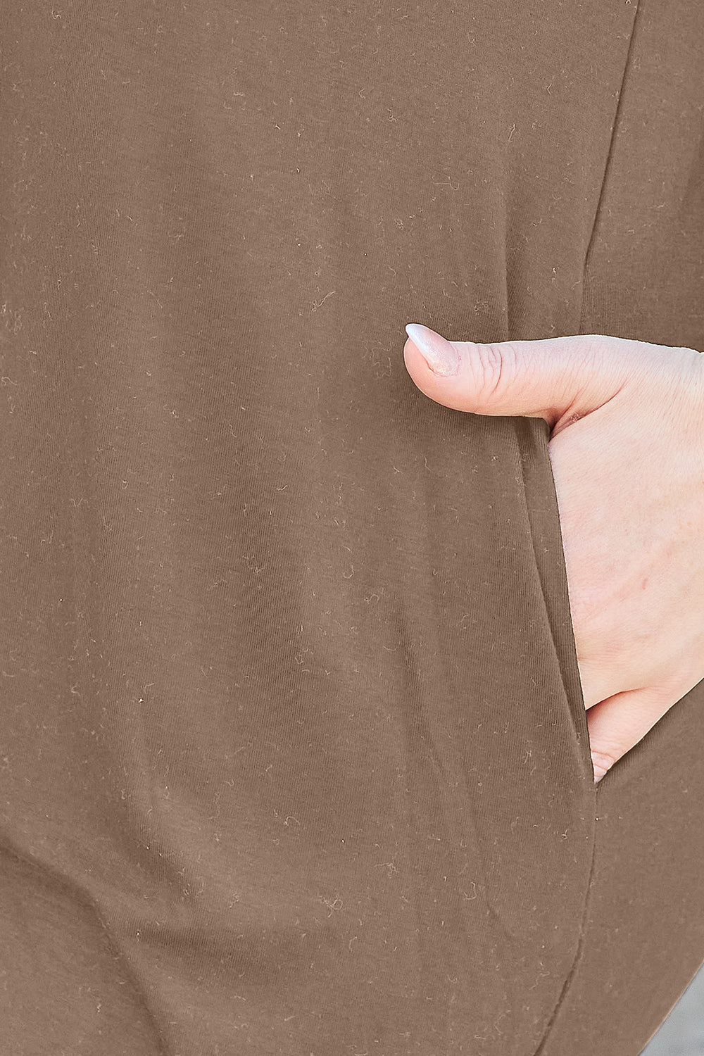 Round Neck Short Sleeve Dress with Pockets - 5 colors