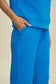 Texture Ruffle Short Sleeve Top and Wide Leg Pants Set - 5 Colors