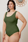 Square Neck Sleeveless Bodysuit - 5 colors