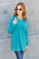 Round Neck Long Sleeve Top - 5 Colors