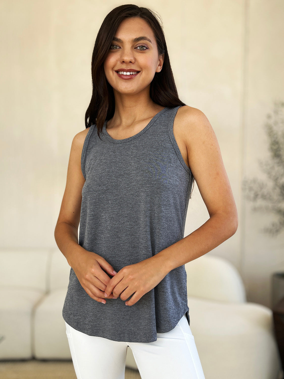 Round Neck Tank - 5 colors
