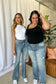 Judy Blue Medium Rise Tummy Control Destroy Flare Jeans