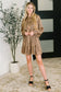 A Cheeky Little Time Tiered Dress in Pecan Brown