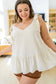 All Tied Up Peplum Tank