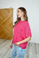 Bare Necessitee Relaxed Tee in Hot Pink