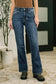 Judy Blue Mid Rise Bootcut Jeans with Cell Phone Back Pocket & Slit