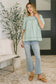 Caught You Looking Crinkle Woven Blouse