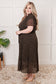 Cause a Scene Surplice Neck Dress