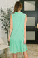 Coral Sands Collared Tank Dress in Aqua Mint