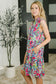 Coral Sands Collared Tank Dress in Light Floral Paisley
