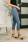 Judy Blue Mid Rise Capri Jeans