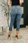 Judy Blue Mid Rise Capri Jeans