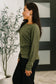 Dinner Plans Dolman Long Sleeve Top