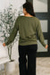 Dinner Plans Dolman Long Sleeve Top
