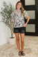 Don't Want to Wait Zebra Print Top