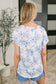 Down Right Delicate V-Neck Floral Top