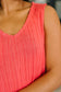 Everything She Wants Sleeveless Maxi Dress in Coral