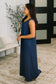 Everything She Wants Sleeveless Maxi Dress in Navy