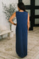 Everything She Wants Sleeveless Maxi Dress in Navy