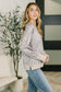 Everything You Need Patchwork Crew Neck Pullover