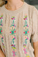 Feel so Fine Embroidered Knit Top