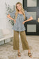 Great Gingham Square Neck Blouse