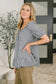 Great Gingham Square Neck Blouse